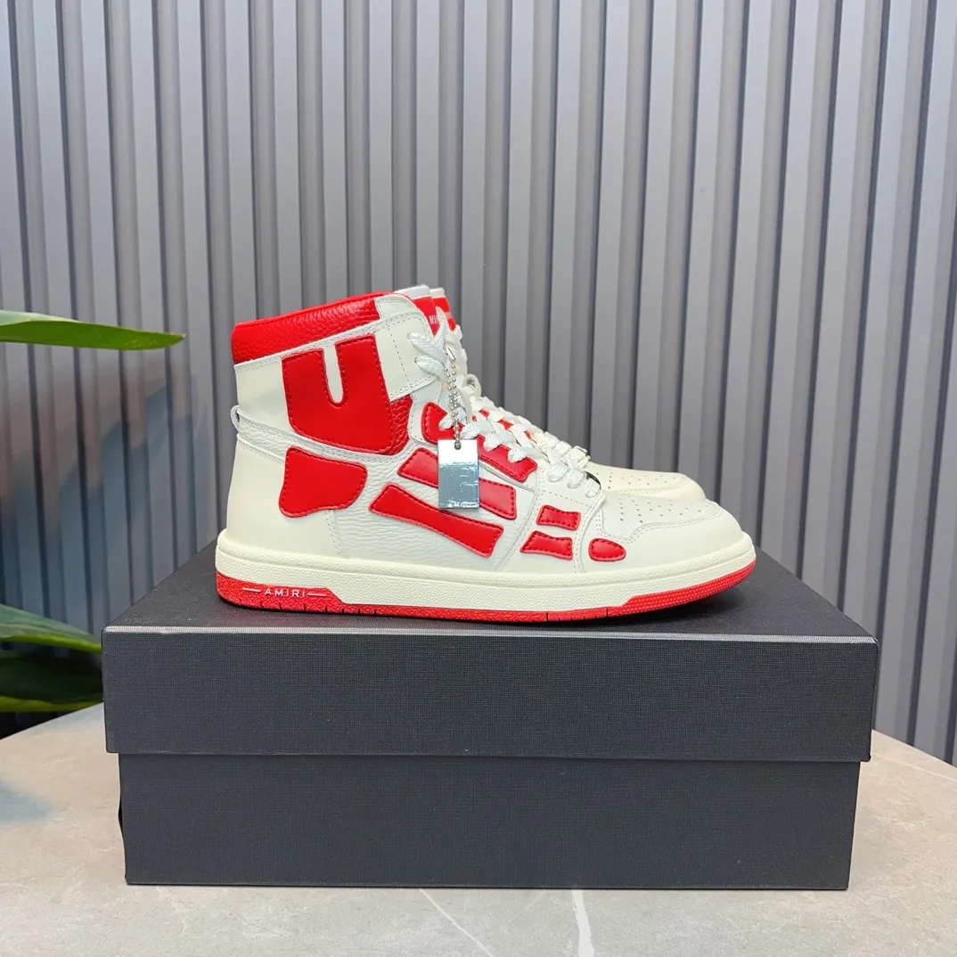 Men's shoes💰620💰 AMIRI AMIRI trendy brand hot sale🔥 Available all year round✅Couples💑 Official website synchronization Imported fabrics 1⃣️ratio 1⃣️Re-engraved, original factory special original sole, 35-45 (38.45. Non-refundable)